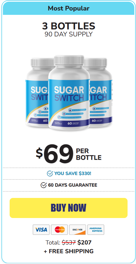 Buy Sugar Switch 3 Bottles