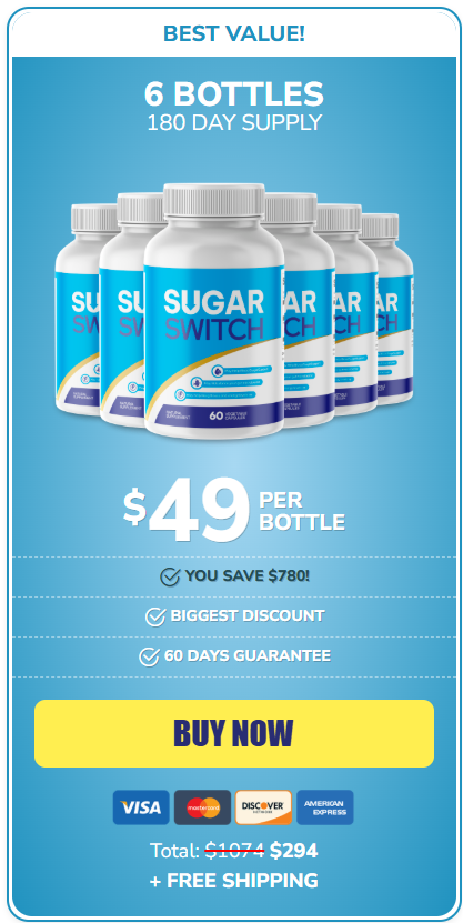 Buy Sugar Switch 6 Bottles